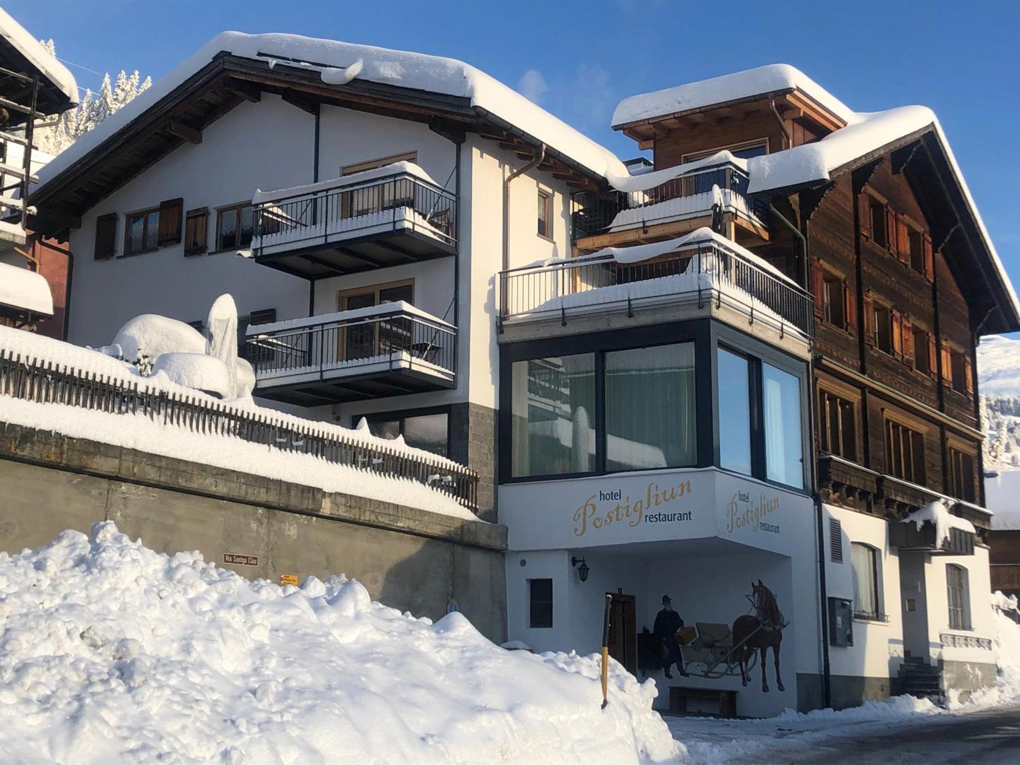 Hotel Postigliun Andiast Andest Esterno foto